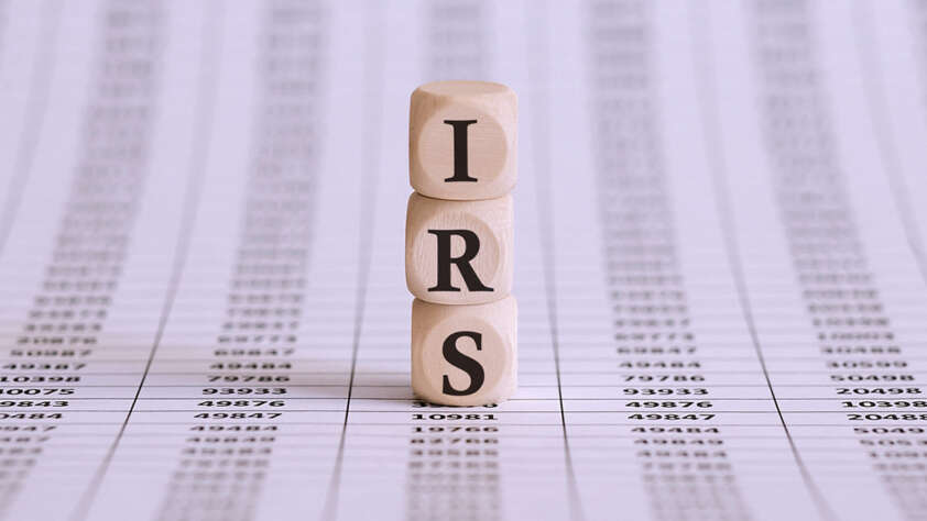 An image of IRS letter blocks.