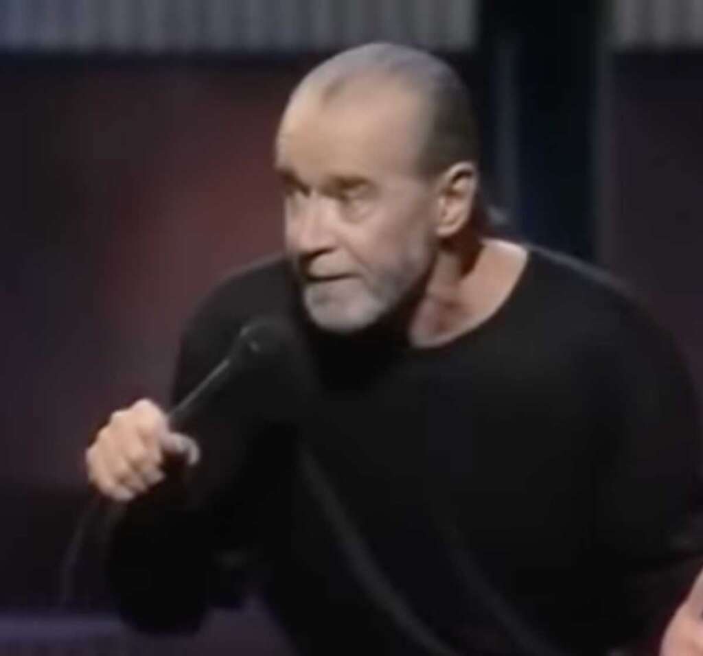 George Carlin doing standup in 1992
