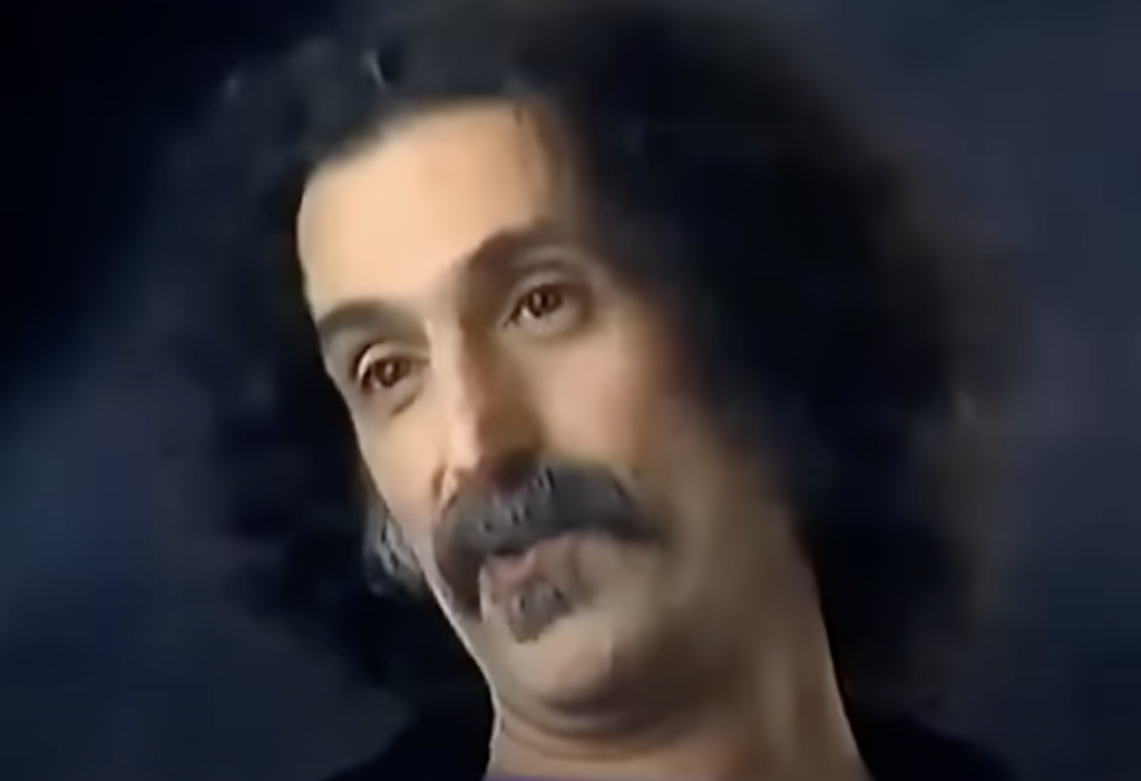 Frank Zappa being interviewed