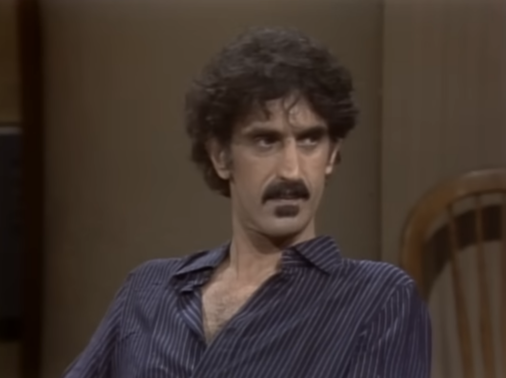 Frank Zappa on David Letterman