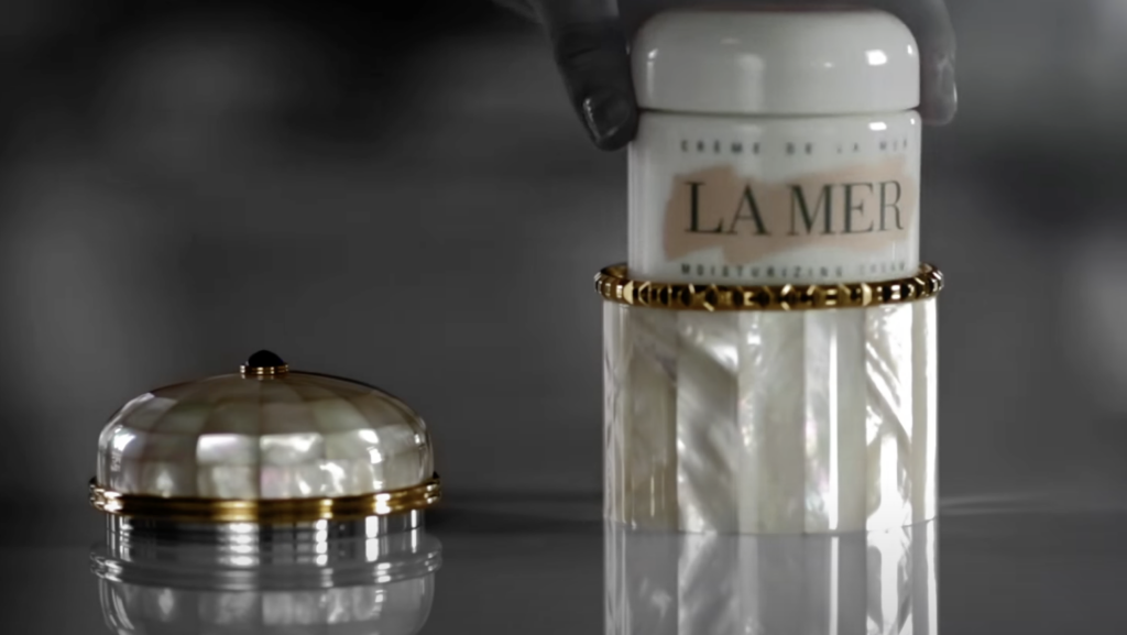 An image of La Mer face cream. 
