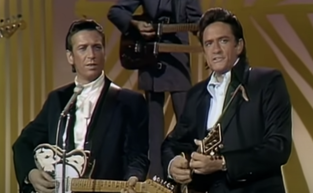 Johnny Cash and Waylong Jennings. 