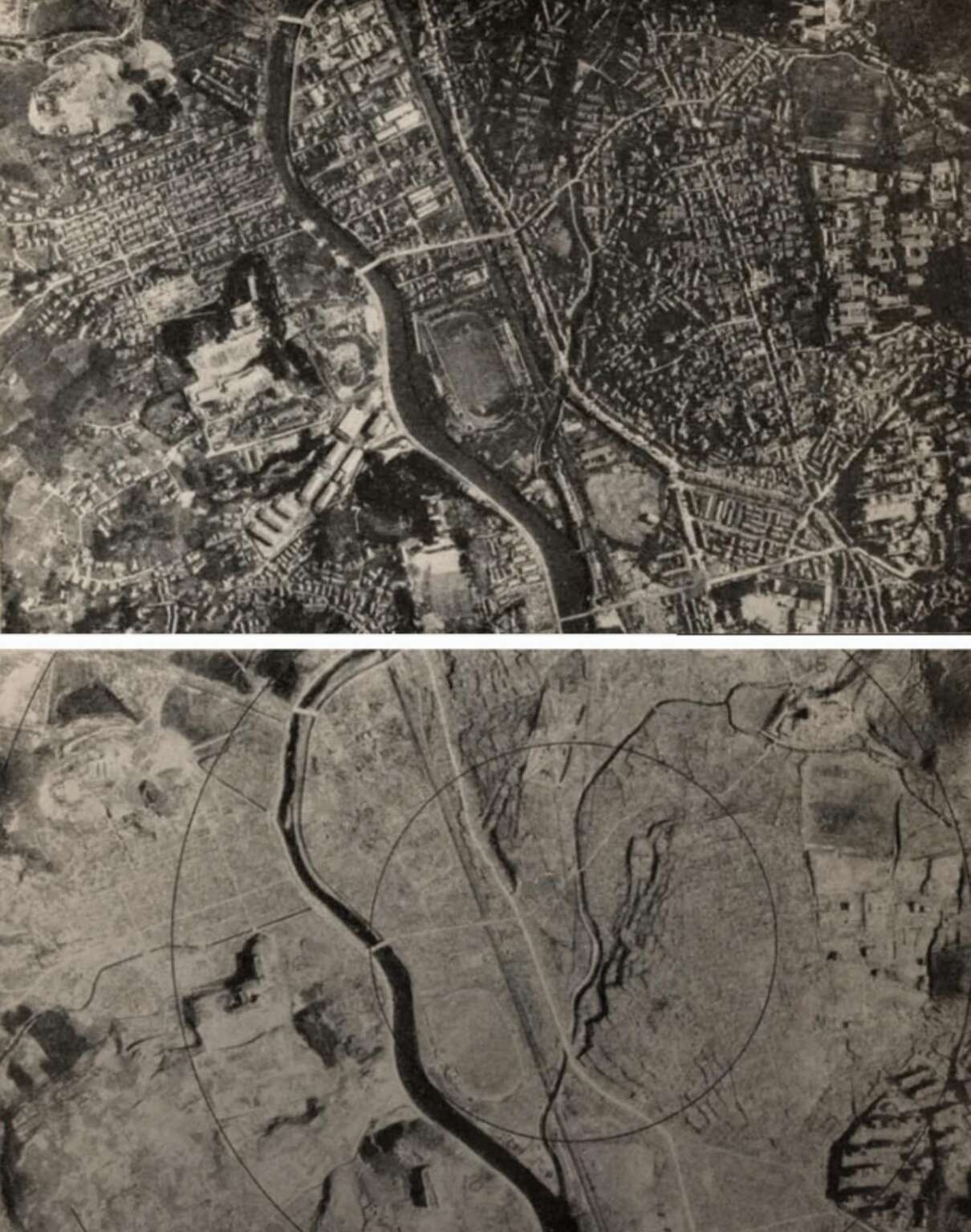 WWII Then & Now: 10 Striking Before‑and‑After Photos