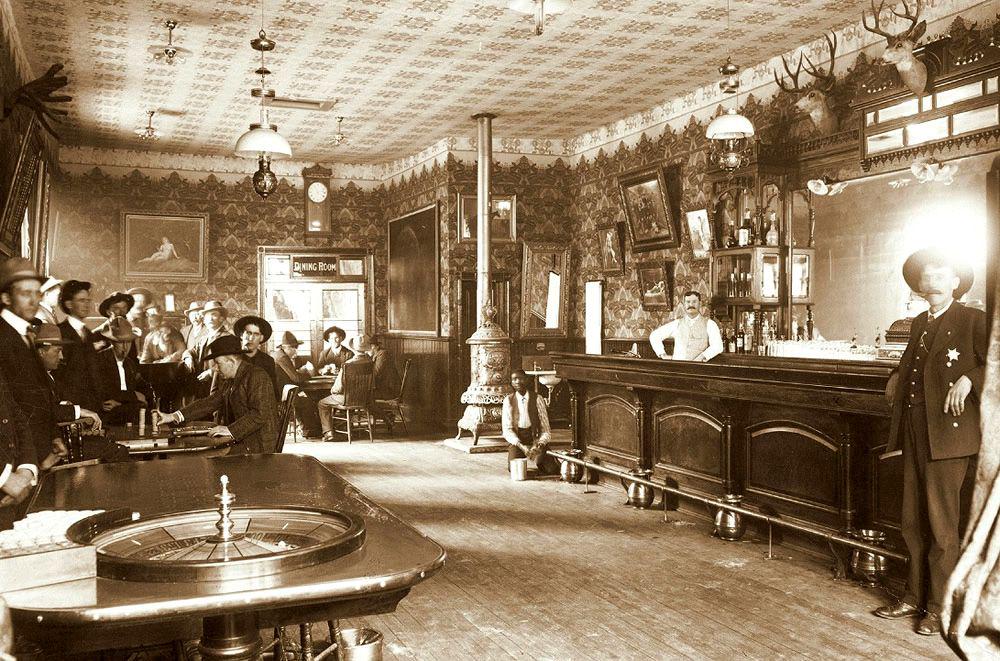 The Cosmopolitan Saloon located in the Wild West 