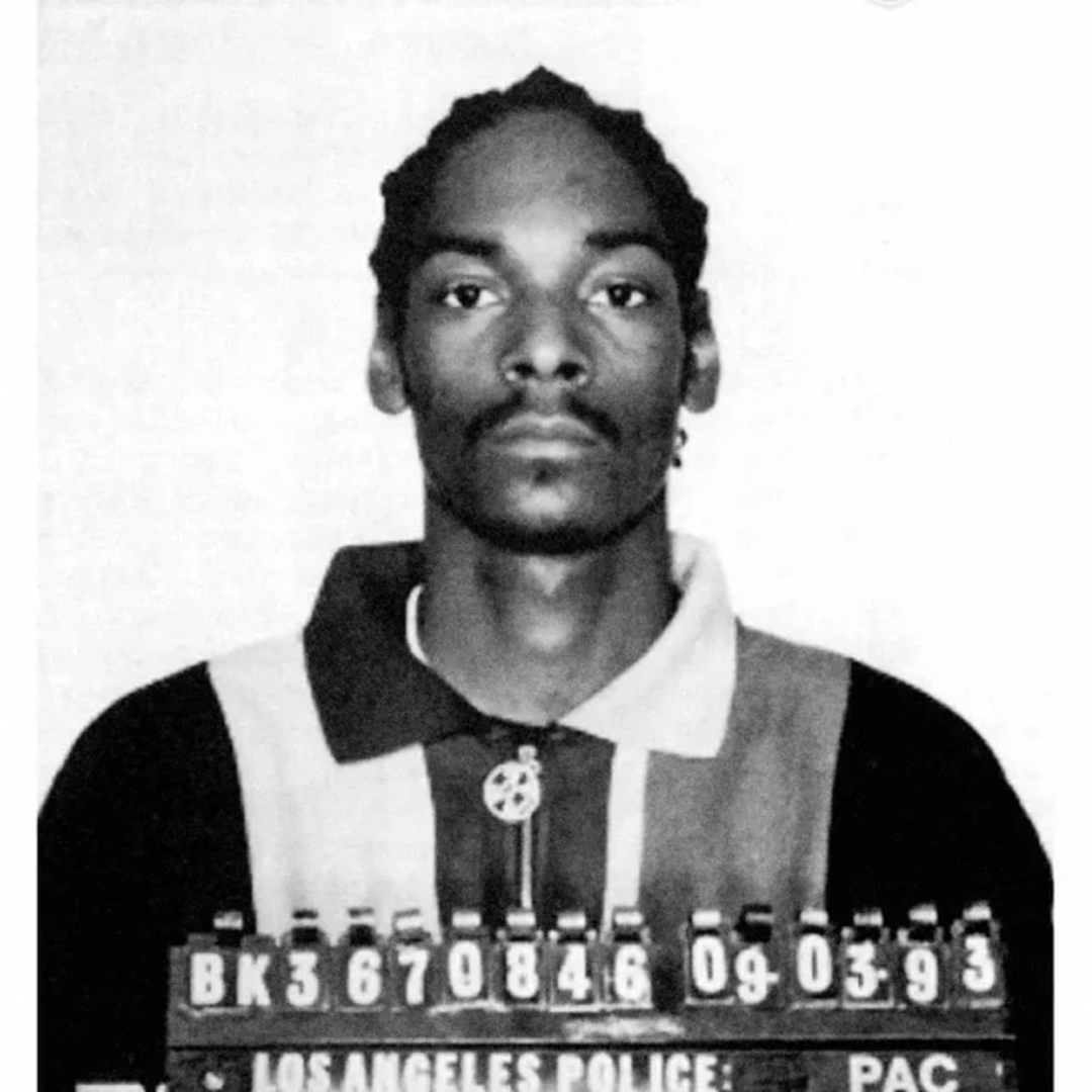 A man in a mugshot