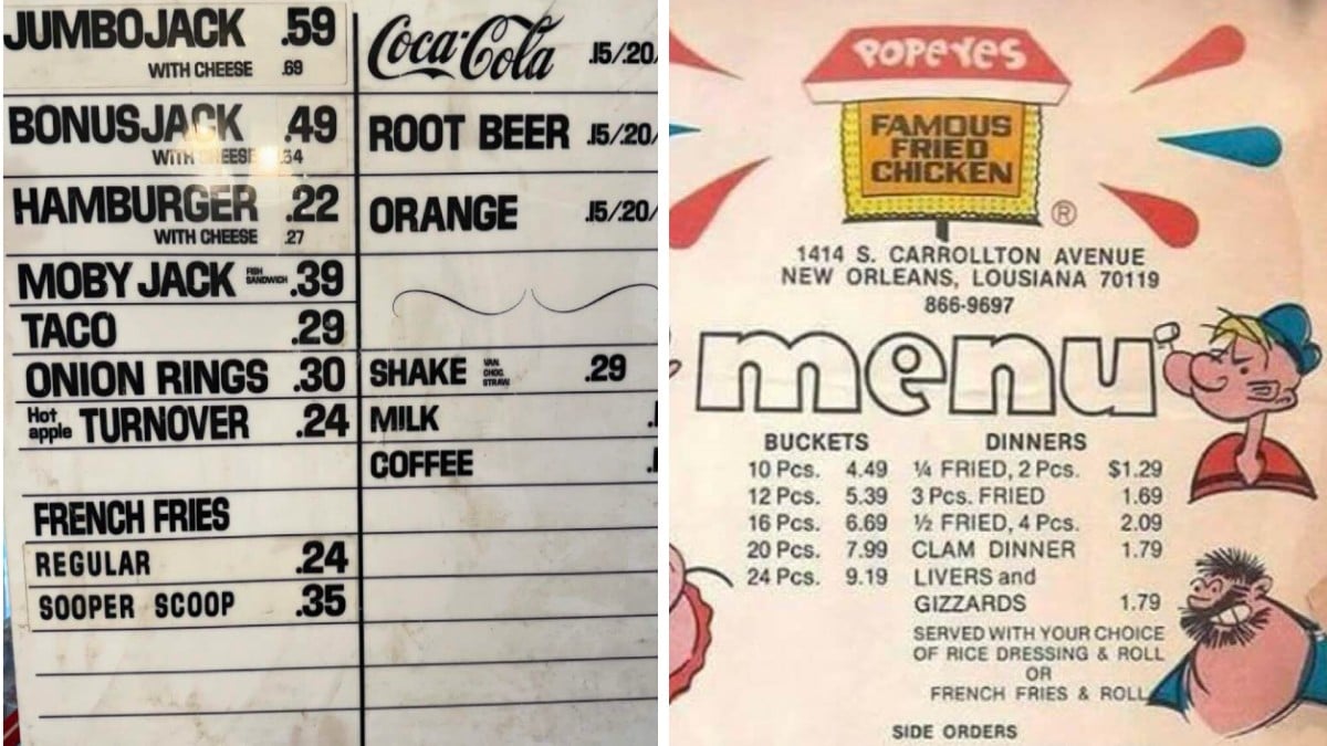 19 Photos of Vintage Menus with Dreamy Prices