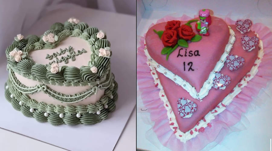 A two cakes in a box