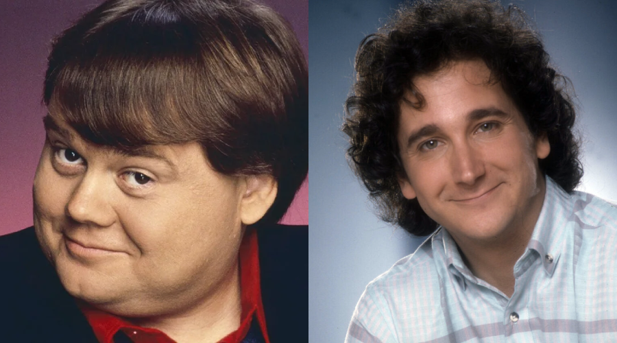 Two men in separate portrait photos side by side; the man on the left has short brown hair and an amused expression, while the man on the right has curly dark hair and is smiling gently at the camera.