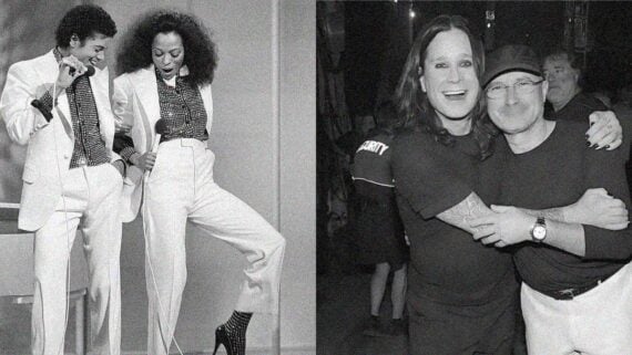 Ozzy Osbourne, Phil Collins, Michael Jackson, and Diana Ross, artists who rose from groups to become global music legends