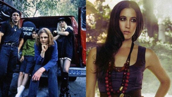 Vanessa Carlton and The Smashing Pumpkins featured in a cover image representing famous songs people recognize but often forget the names of.