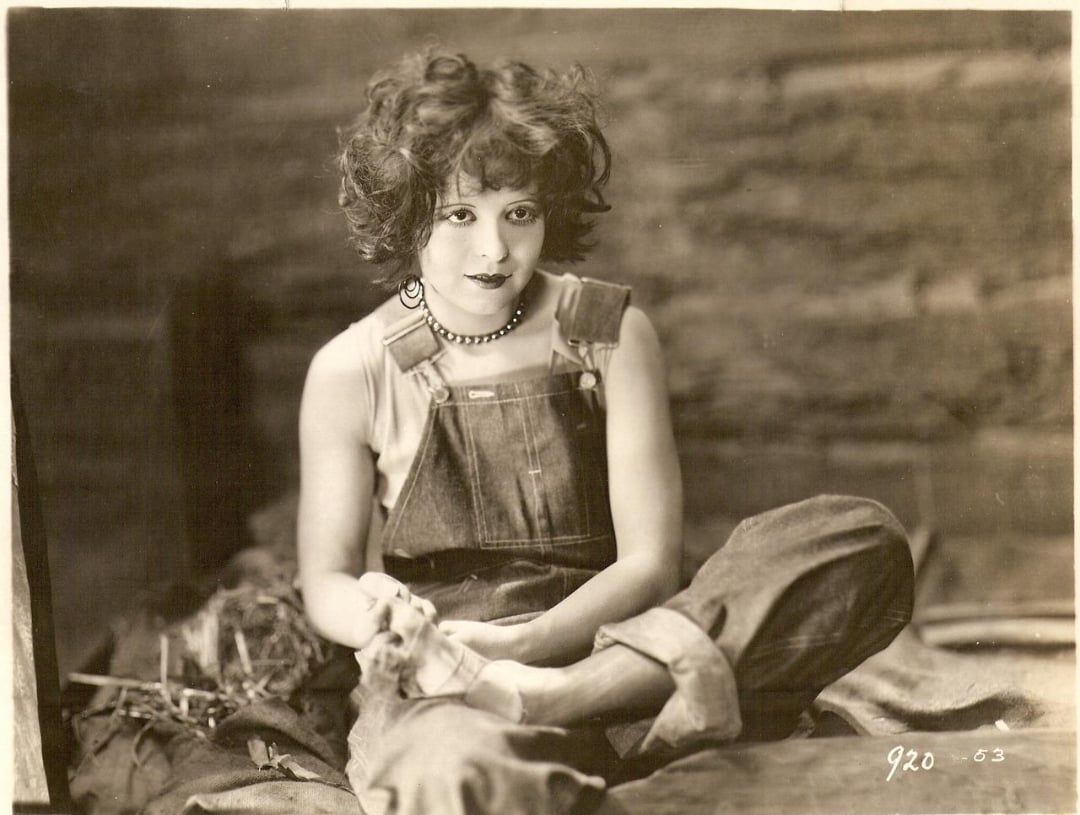 Silent film actress Clara Bow