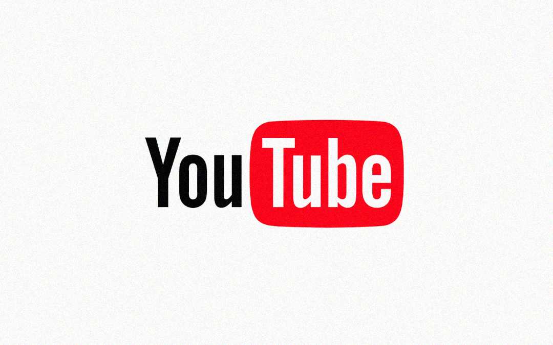 The image shows the YouTube logo with "You" in black text and "Tube" in white text inside a red rounded rectangle on a white background.