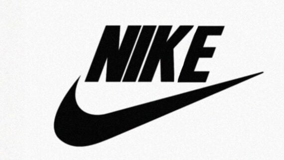 Nike Just Do It slogan displayed alongside classic athletic footwear.