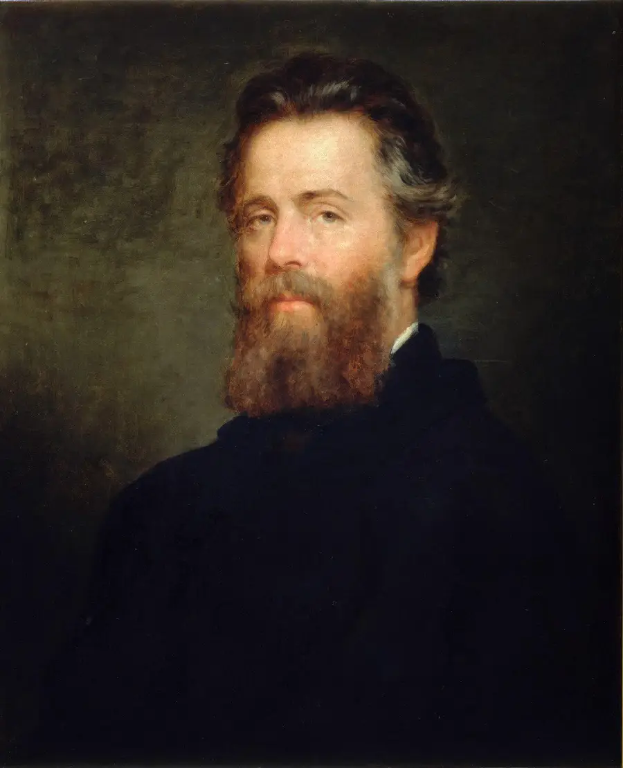 A formal painted portrait of a bearded man with dark hair, wearing a dark coat, set against a dark, neutral background. The man faces forward with a calm, thoughtful expression.