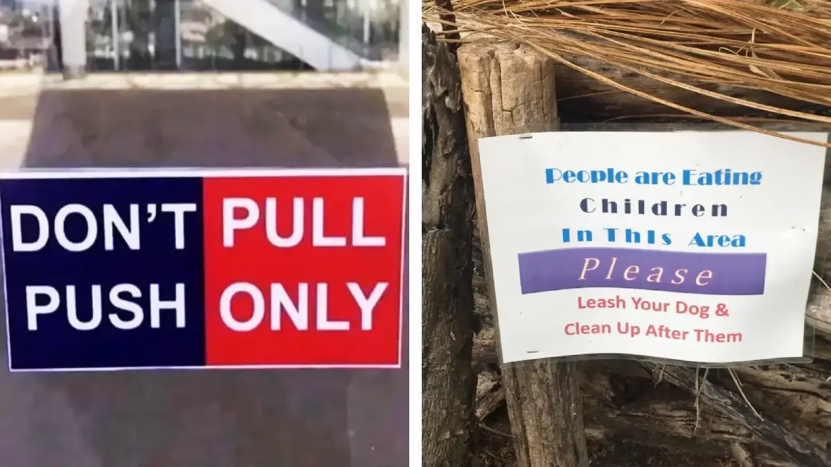 Confusing Signs Example 19 Confusing Signs That Make Absolutely No Sense