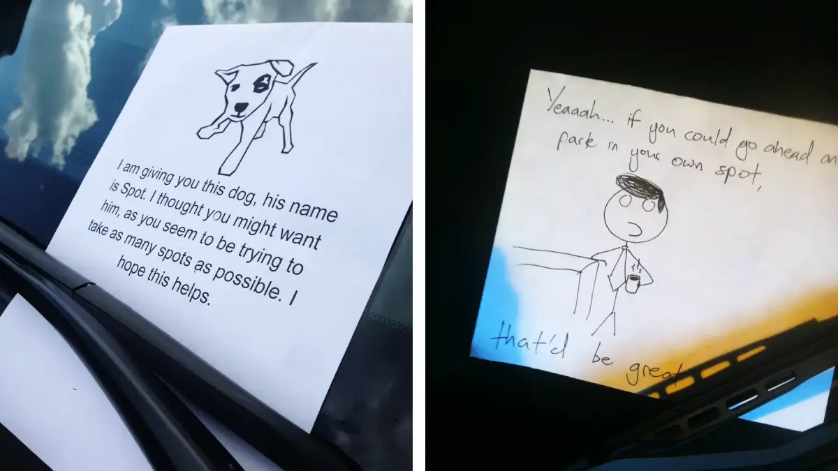 Fun Car Notes 19 Hilarious Windshield Notes for the Worst Parkers Ever