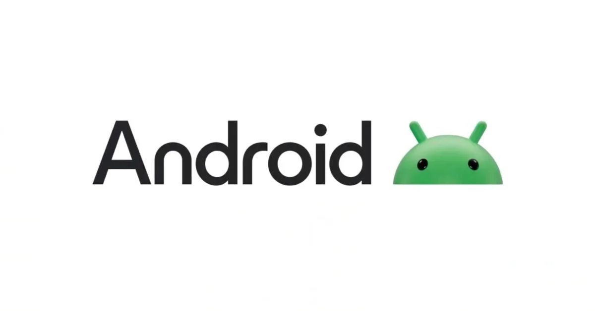 The word “Android” in black text with the green Android robot’s head peeking out from the right side of the word, against a white background.