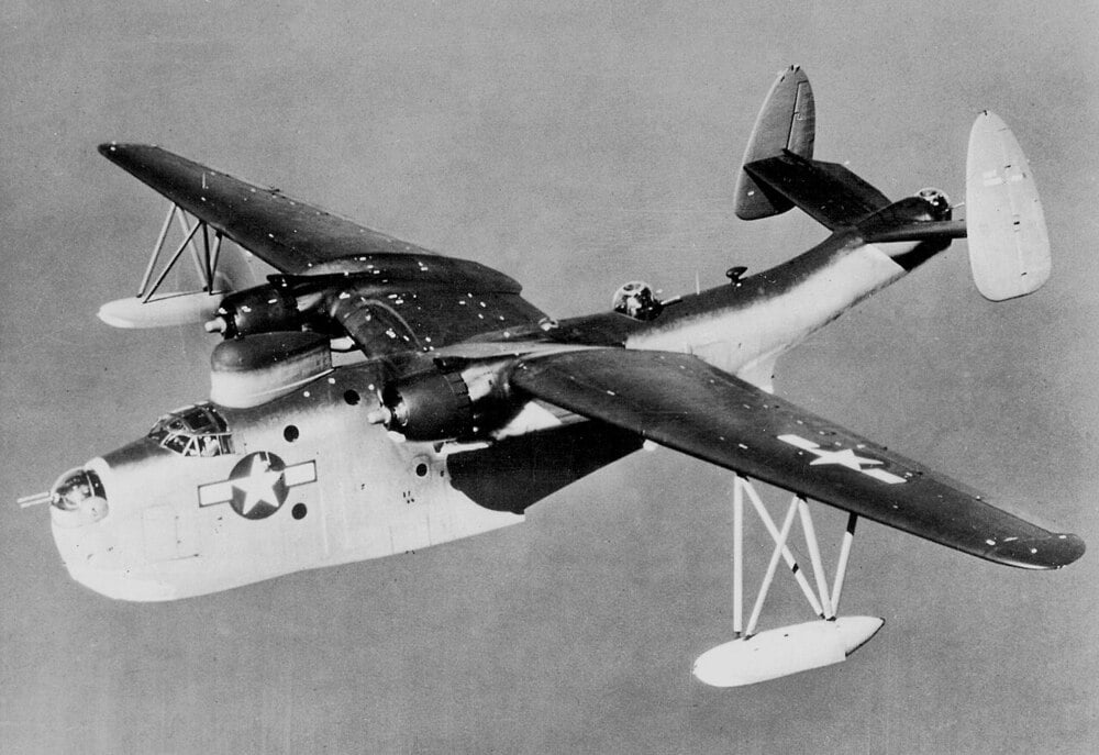 Martin PBM-5 Mariner in flight.