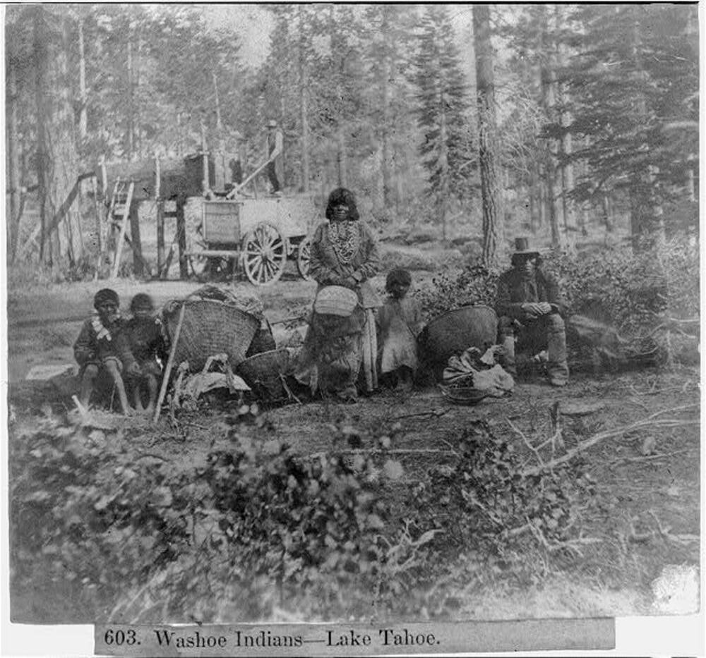 Washoe people near Lake Tahoe
