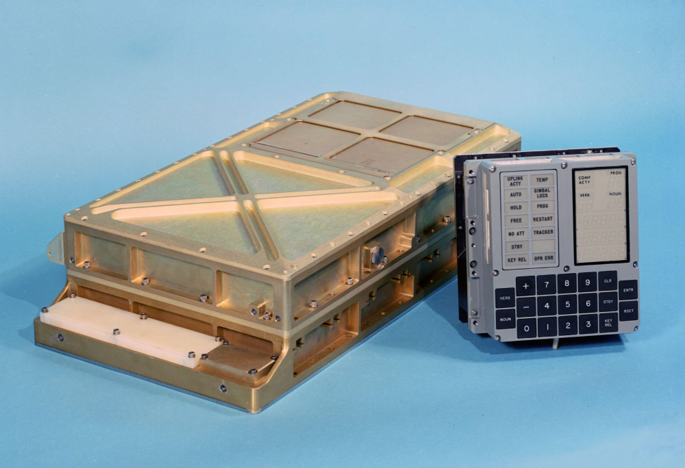 Apollo Guidance Computer and its DSKY interface unit.